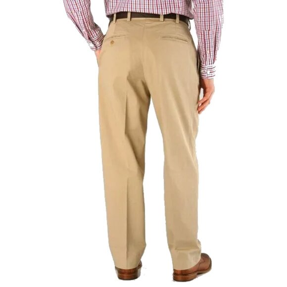 NWT Mens Size 30 Bills Khakis M1P Gray Pleat Front Poplin Pant NEW - Picture 4 of 6